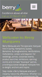 Mobile Screenshot of berrymarquees.com
